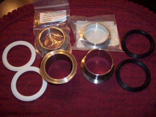 One Lot of 4- 2&#034; Ferrules and 4- 2&#034; Gaskets&#034;NO RESERVE&#034;