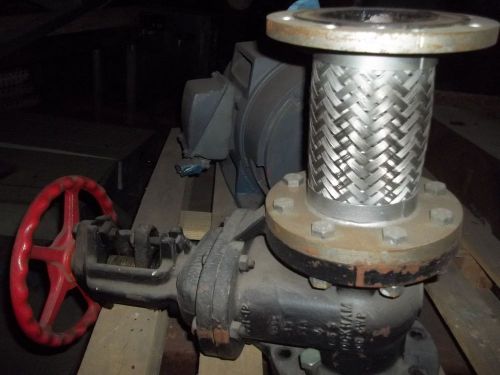 Stockham iron gate valve 4&#034; 200cwp  &amp; flexible sleeve/joint for sale