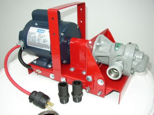 New leeson mp2000dd waste oil transfer pump,vegetable oil,wvo,biodiesel,10 gpm for sale