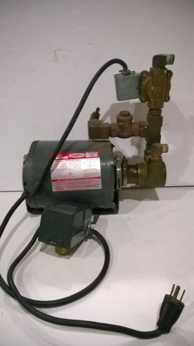 Dayton 1/3 hp 1725 rpm split phase motor w/teel rotary vane pump brass for sale