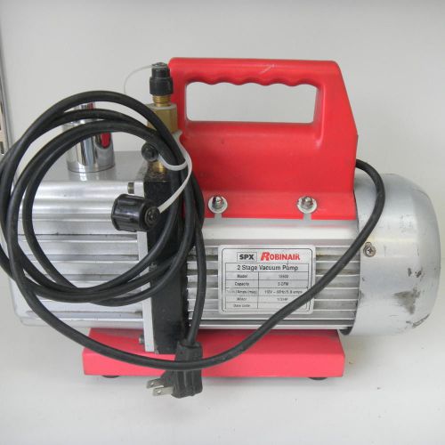 Spx robinair vacumaster 2 stage vacuum pump 15500 5 cfm 1/3 hp for sale