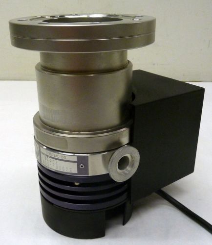 LH LEYBOLD-HERAEUS TURBOVAC 50 85402 TURBO MOLECULAR VACUUM PUMP W/ FAN