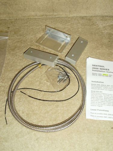 LOT /10 SENTROL 2505A-L SECURITY DOOR CONTACT SURFACE OVERHEAD ARMORED 3 FT LEAD