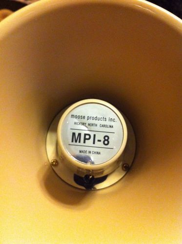 Used moose mpi-8 siren speaker | security alarm | 8 ohm | 8w rms | bell type for sale