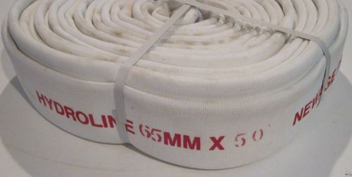 2-1/2&#034; x 50&#039;  fire hose (65 mm) double jacketed super strong premium for sale
