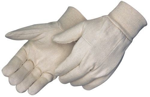 CC100 - New (12 Pair) 4501Q Standard Cotton Canvas Mens Work Gloves = 1 Dozen