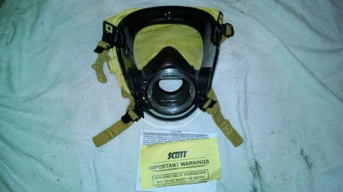 Mint scott av-2000 respirator firefighter mask size large kevlar hood scba for sale