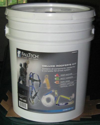 FallTech A8595A Deluxe Roofer&#039;s Complete Fall Arrest Kit  New