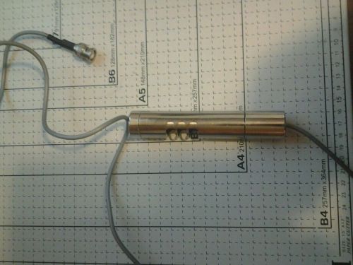Cdv 700 Geiger counter pickle probe bnc connector installed no gm tube included