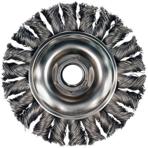 Pferd combitwist full cable knot twist wheel brush diam 6&#034; wire .016&#034; stainless for sale