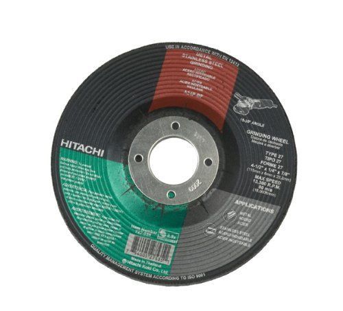 New hitachi 727732b10 80-grit 7-inch flap disc and 7/8-inch arbor, 10-piece for sale