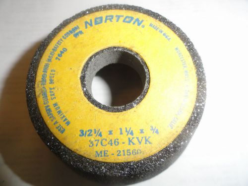 Norton Flare Cup Grinding Wheel, 3&#034; X 1 1/4&#034; X 3/4&#034;, 37C46-KVK