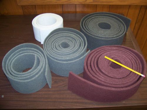 Surface Conditioning Non-woven Shop Roll Remnant Norton Bear-Tex Rolls