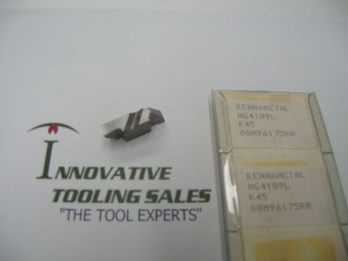 NG 4189L Top Notch Carbide Inserts Grade K45 Kennametal 1 Pcs