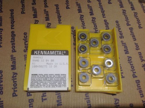 10 New Kennametal  RNMG43   K1 Carbide Inserts
