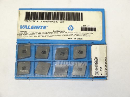 10 new VALENITE Walter CNG 434-T 00630 Q32 Ceramic Inserts CNG434T00630
