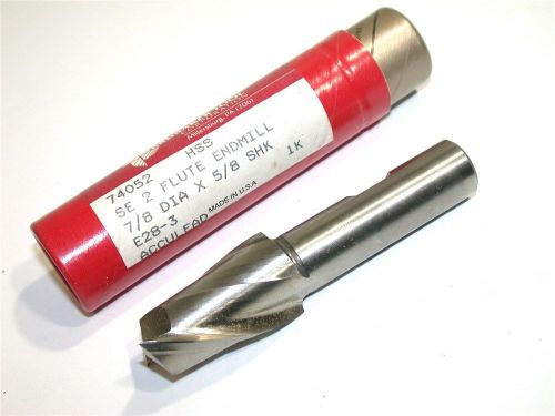 Up to 2 new brubaker 7/8&#034; hss end mills 74052 for sale