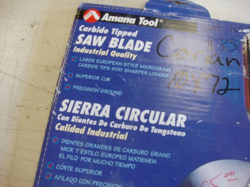 Amana 610721 Solid Surface Laminate saw Blade 10&#034; 72 Tooth TCG 0% hook 5/8 bore
