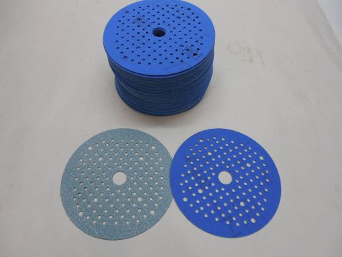 Norton p180 5&#034; x 11/16&#034; hook &amp; loop speed grip sanding discs blue supplies new for sale