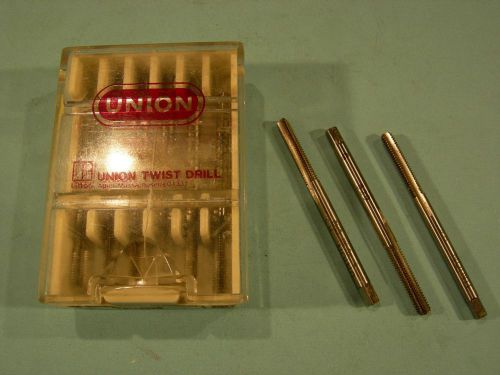 Qty 3 New Unoin 6-40  NF GH2 HSS 3 Flute Bottom Precision Ground