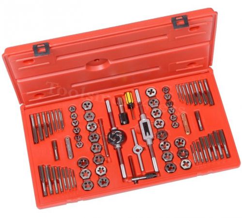 Tap and Die Set Hexagon -High alloy steel- 76 Pcs SAE &amp; MM