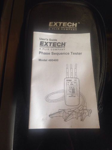 EXTECH 480400, Phase Sequence Tester, 40-600VAC