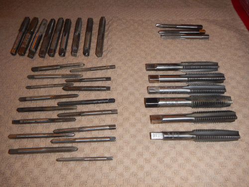 *LOOK...HUGE LOT of 34 Tap/Taps Tools *USA* for Machinist Mechanic Lathe