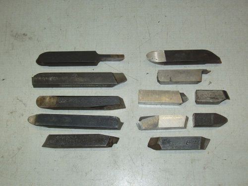 12 pcs. used 1/2&#034; high speed steel tool bits,lot. for sale