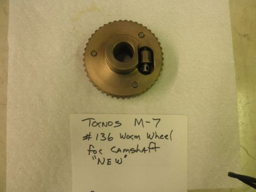Tornos M-7 #136 Camshaft Worm Wheel