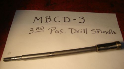 DAVENPORT 3RD POSITION DRILL SPINDLE