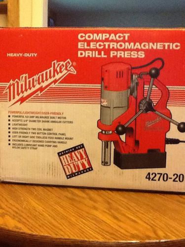 Milwaukee compact electromagnetic drill press for sale