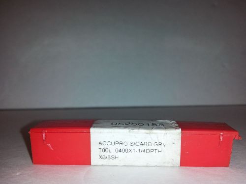 accupro S/Carb GRV tool 0400 x 1-1/4 DPTH x 3/8 SH