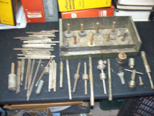 Valve seat grinder parts many pilot stone reamer knurl sioux k-w k-moore flat v8 for sale