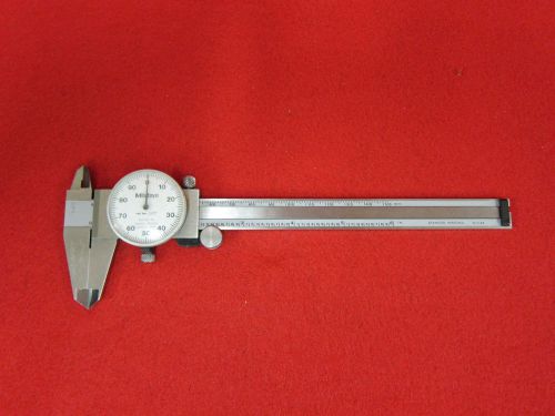 Mitutoyo 505 637 50  .001&#034; Stainless Steel 6&#034; Dial Caliper