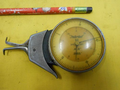 Internal dial caliper precision machinist gage tool intertest 52 range .4&#034; - .8&#034; for sale
