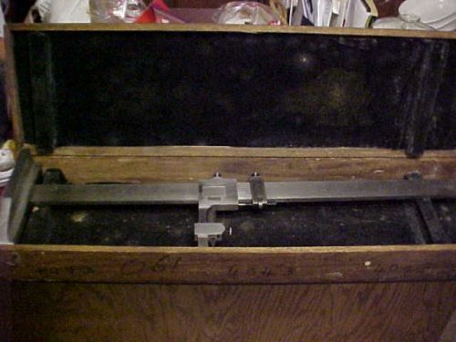 Mcgrath st paul 0-24&#034; height gage with wood case, good condition, used for sale