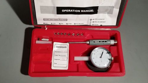 Mhc 612-5900 .24&#034; to .4&#034; x .0005 dial bore gage set with indicator for sale