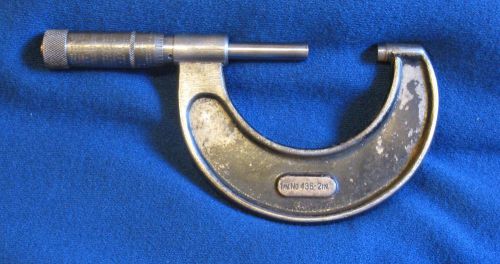Starrett No. 436 1-2” Outside Micrometer