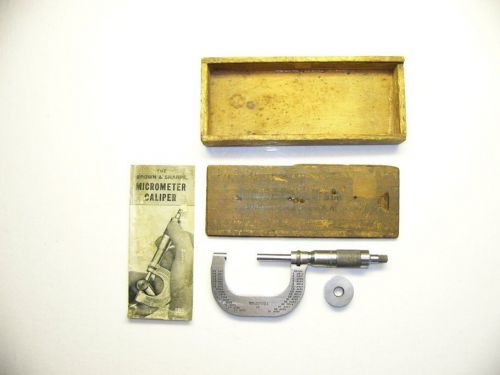 Vintage lbs brown &amp; sharpe micrometer/caliber model 48 classic. for sale