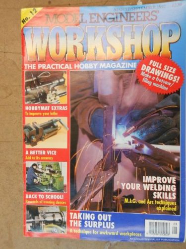 Machinist Workshop Magazine 1992-1993 , 8 issues