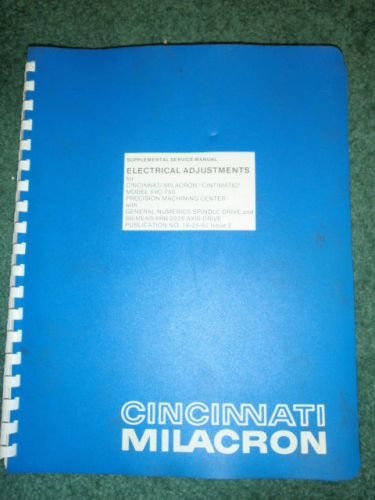 Cincinnati Cintimatic 5VC 750_6RB 2025 Service Manual