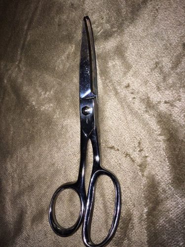 GINGHER  8.25&#034; Knife Edge Blunt Bent Trimmer Scissors Made in Italy