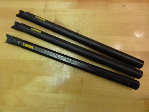 (3) Nice Kennametal Removable Insert Type Boring Bars Model A08-CTFPR2 NA9