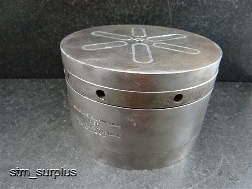 BROWN &amp; SHARPE NO. 5R 5&#034; ROUND MAGNETIC CHUCK
