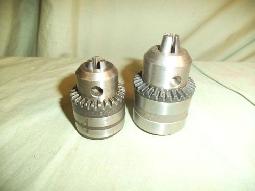 Estate lot of  2  machinist lathe tool  jacobs chuck no 74 &amp;  sm8k64   # 9 for sale