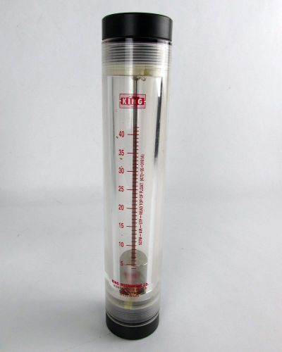King k72-05-0161a acrylic 1/2&#034; tube flow meter - 7200 series, 3.5gpm / 14scfm for sale