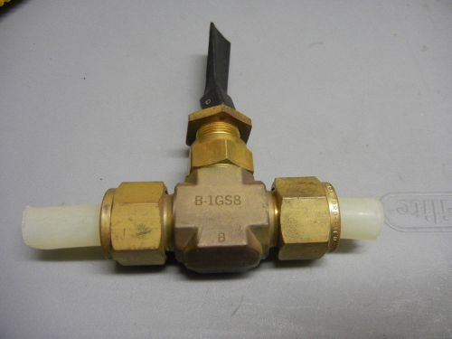 Swagelok nupro whitey brass toggle valve 1/2&#034; b-1gs8 for sale