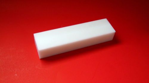 Mill cnc material plastic white acetal delrin rod  6&#034; x 2&#034; x 2&#034; for sale