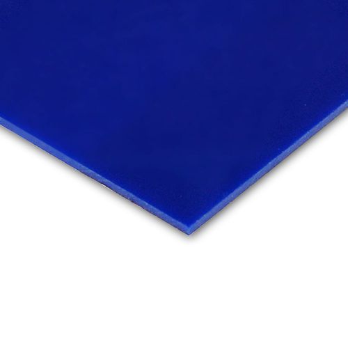 Acrylic plexiglass plastic sheet 3/8&#034; x 24&#034; x 48&#034; - blue 2114 for sale
