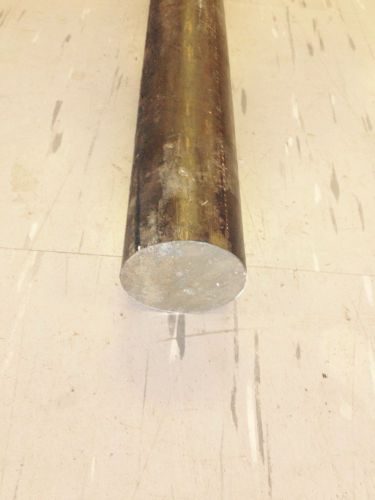 2  1/4&#034; DIAMETER  SOLID ROUND BRASS ROD BAR STOCK PER INCH